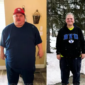 Al's before and after health transformation