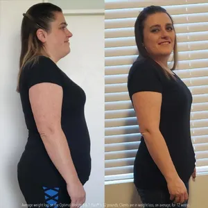 Anna's before and after health transformation