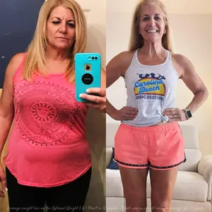Lisa D.'s before and after health transformation