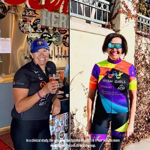 Nora's before and after health transformation