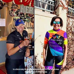 Nora's before and after health transformation