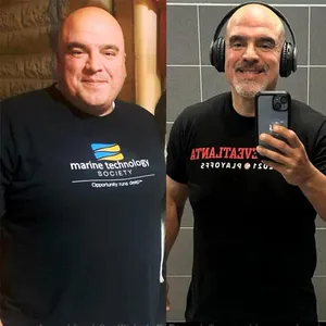 Rom's before and after health transformation