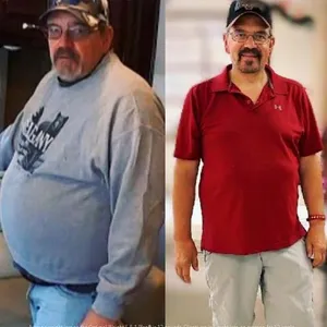 Ron's before and after health transformation