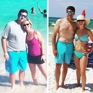 Shane & Michael's before and after health transformation